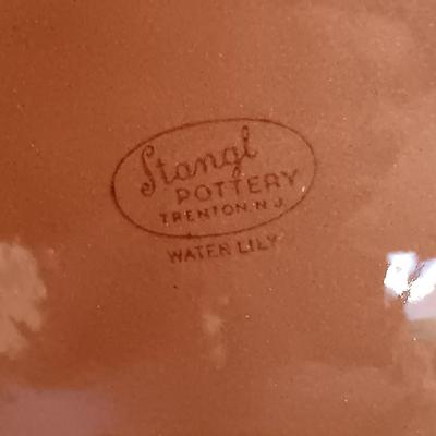 LOT 174: Stangl Pottery 'Water Lily' and 'Fruit' Plates w/ Signed and Numbered Mallony Ceramics Plate &...