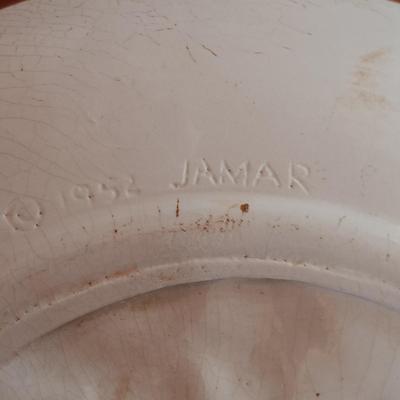 LOT 174: Stangl Pottery 'Water Lily' and 'Fruit' Plates w/ Signed and Numbered Mallony Ceramics Plate &...