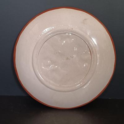 LOT 174: Stangl Pottery 'Water Lily' and 'Fruit' Plates w/ Signed and Numbered Mallony Ceramics Plate &...