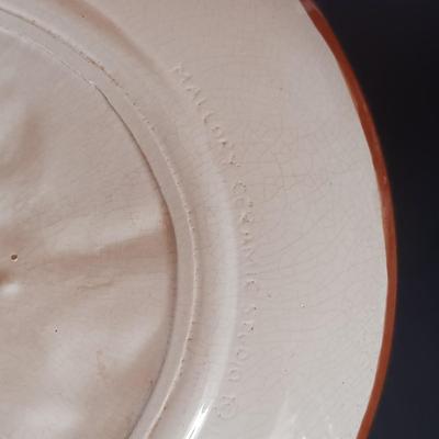 LOT 174: Stangl Pottery 'Water Lily' and 'Fruit' Plates w/ Signed and Numbered Mallony Ceramics Plate &...