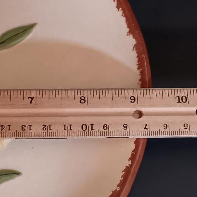 LOT 174: Stangl Pottery 'Water Lily' and 'Fruit' Plates w/ Signed and Numbered Mallony Ceramics Plate &...