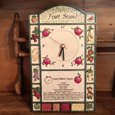 LOT 175: Large Collection of Apple Themed Kitchenware and Decor