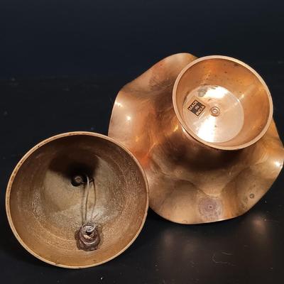 LOT 176: Electrified Brass Ship's Lantern with a Collection of Brass Decor & Lucite Paperweight