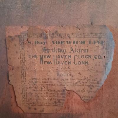 LOT 177: New Haven Clock Co. Mantel Clock