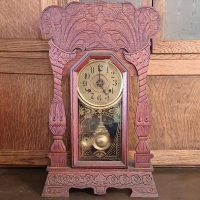 LOT 177: New Haven Clock Co. Mantel Clock