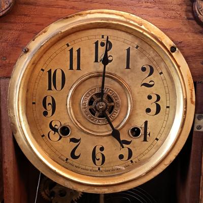 LOT 177: New Haven Clock Co. Mantel Clock