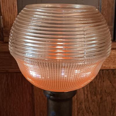 LOT 179: MCM Bronze-Tone Metal Table Lamp