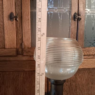 LOT 179: MCM Bronze-Tone Metal Table Lamp