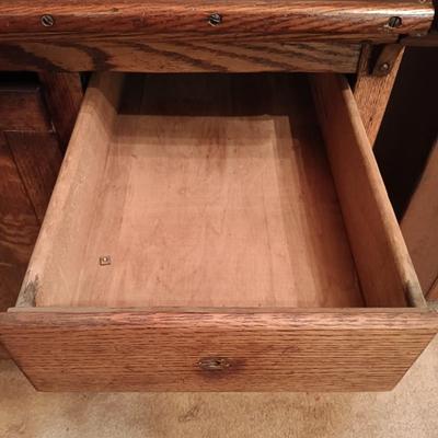 LOT 184: Antique Hoosier Kitchen Cabinet