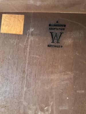 SR1159 Vintage Mahogany Kittinger Coffee Table