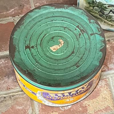 LOT 66F: Home Decor Lot - Vintage Tins and More