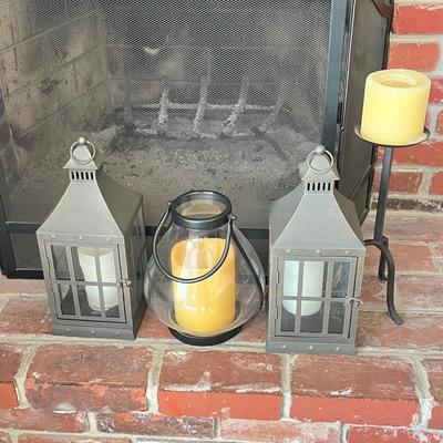 LOT 67F: Home Decor - Lanterns, Candles