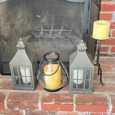 LOT 67F: Home Decor - Lanterns, Candles