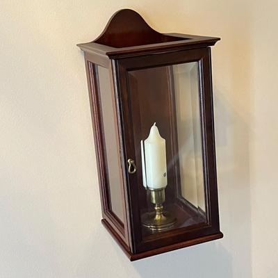 LOT 78H: Hall Table and Wall-Mounted Candlebox