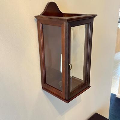 LOT 78H: Hall Table and Wall-Mounted Candlebox