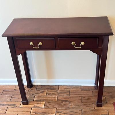 LOT 78H: Hall Table and Wall-Mounted Candlebox