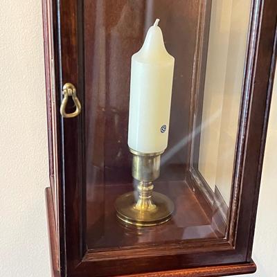 LOT 78H: Hall Table and Wall-Mounted Candlebox