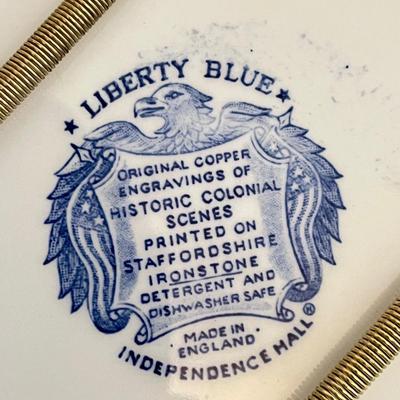 LOT 81D: Blue and White Pattern Decorative Wall Plates - Spode and More