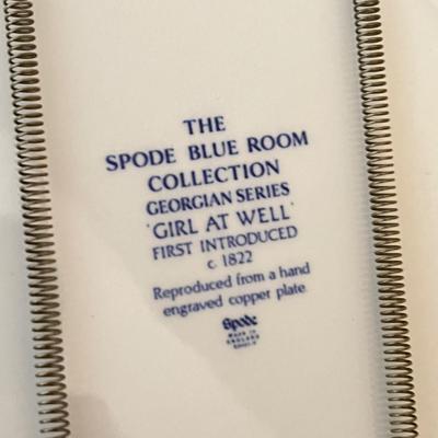 LOT 81D: Blue and White Pattern Decorative Wall Plates - Spode and More