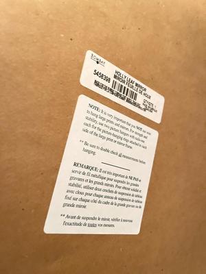 LOT 83D: Gold-Framed Beveled Wall Mirror