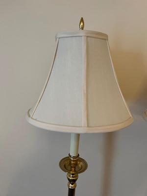 LOT 84D: Pair of Brass Table Lamps