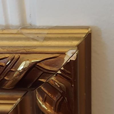Wooden Framed Mirror (LR-MG)