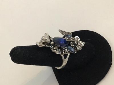 Large Glass Statement Ring