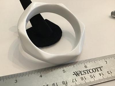 White Bangle Bracelet