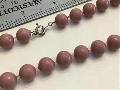 Mauve Vintage Necklaces