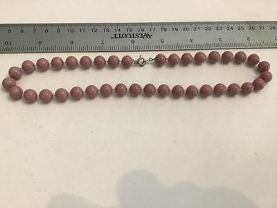 Mauve Vintage Necklaces