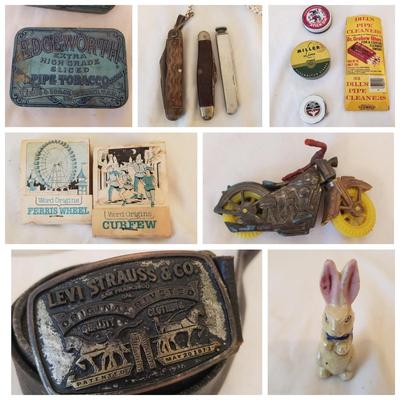 True Vintage Smalls, Toys, Keys, Pocket Knives, Advertising & More (B2-KD)