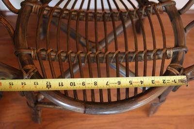 Pair of Vintage Bamboo Arm Chairs (See Details)
