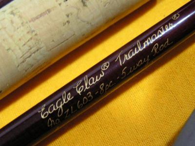 Eagle Claw TrailMaster 8 piece Graphite Fishing Rod.