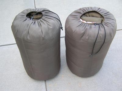 Matching pair (two) full size 3 season adult sleeping bags