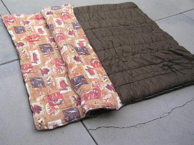 Matching pair (two) full size 3 season adult sleeping bags