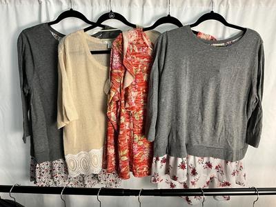 Lot E 345 Women’s Plus Size Lane Bryant J.Crew Lot (XL/18)