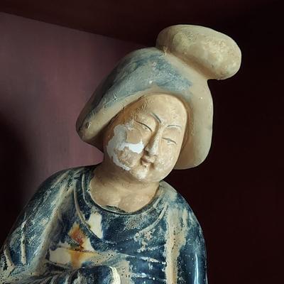 Tang Lady Clay Sculpture (L-KD)