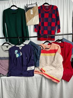 Lot D 359 Women’s Sweaters Tops & More (XL/18)