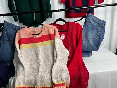 Lot D 359 Women’s Sweaters Tops & More (XL/18)
