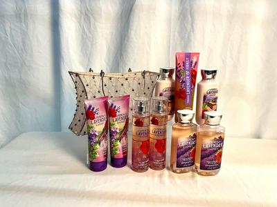 Lot M 363 BATH & BODY WORKS French Lavender and Honey Lot