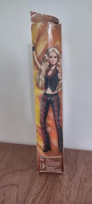 LOT 87B: 2002 NIB Mattel Shakira Doll in Black Leather Outfit