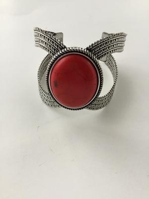 Beautiful unmarked red fashion cuff