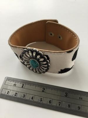 Beautiful boho cow print fashion bracelet