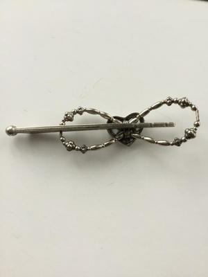 Vintage pat pending heart hair sliding barrette