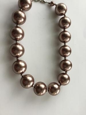 Large beaded statement necklace