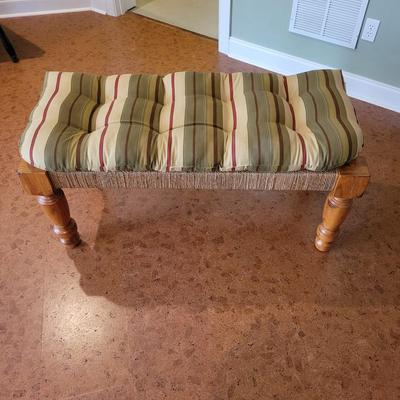 Rush Top Bench with Cushion (BD-EL)