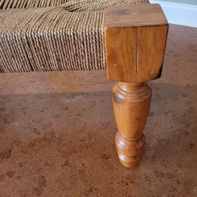 Rush Top Bench with Cushion (BD-EL)