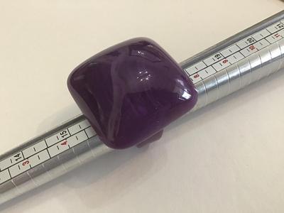 Large Purple Plastic Ring