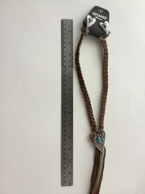 Shyanne marked fashion necklace with matching earrings