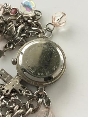 Beautiful vintage charm watch bracelet